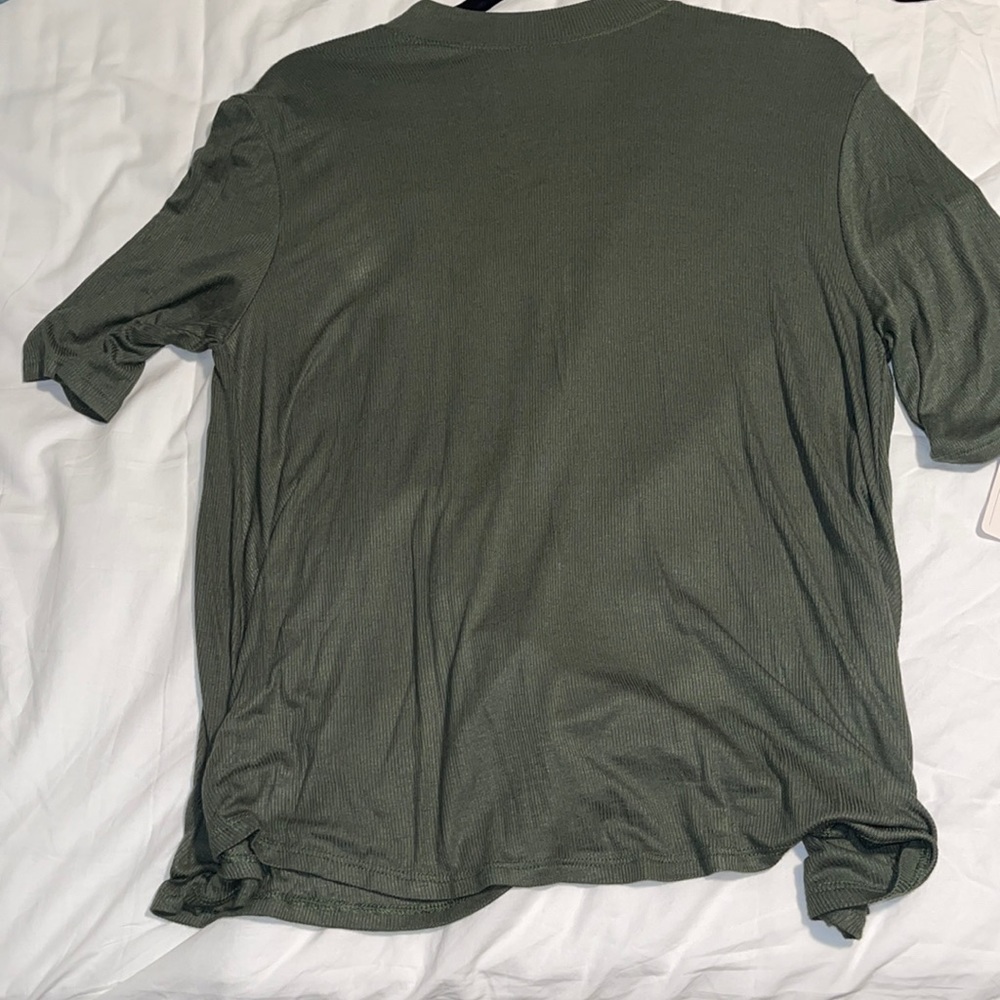 Mockneck Tunic Swing Tee